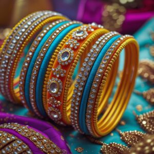 bridal designer silk thread bangles