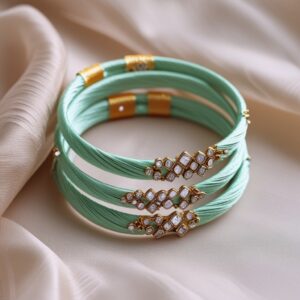 silk thread bangles (200)