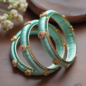 silk thread bangles (211)