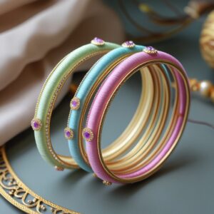 silk thread bangles (214)