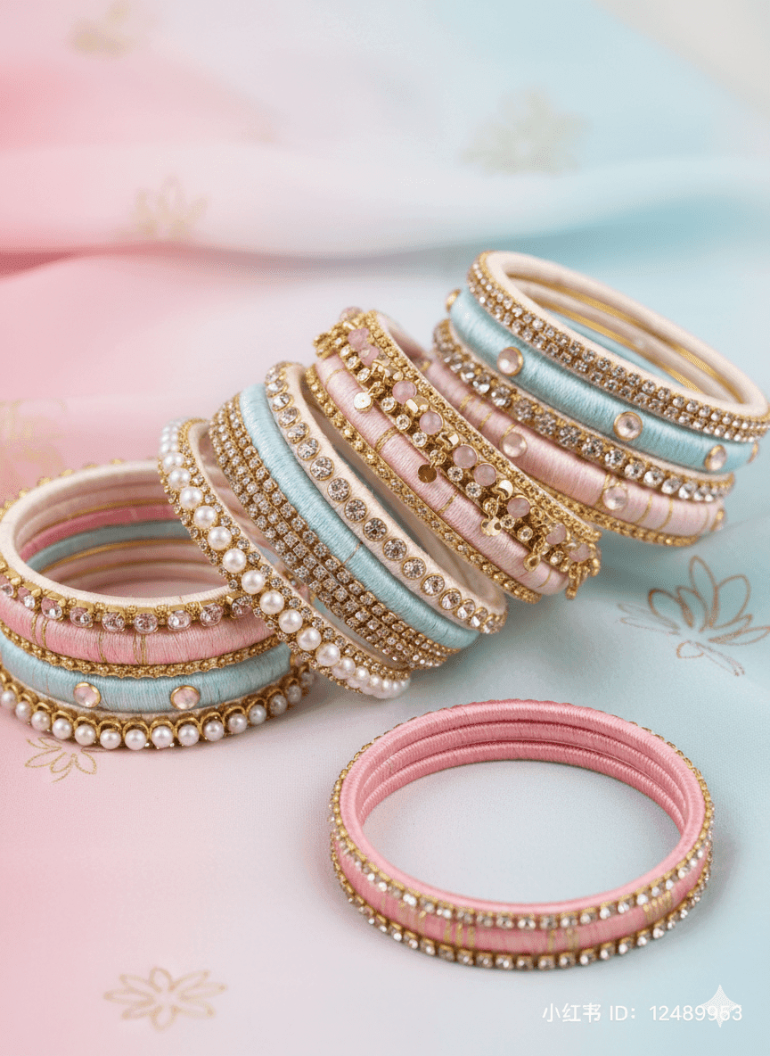 Elegant silk thread bangles collection for all pre-wedding ceremonies
