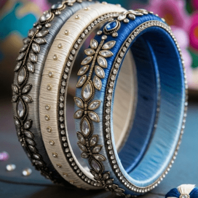 Trending Black Silk Thread Bangles 2026