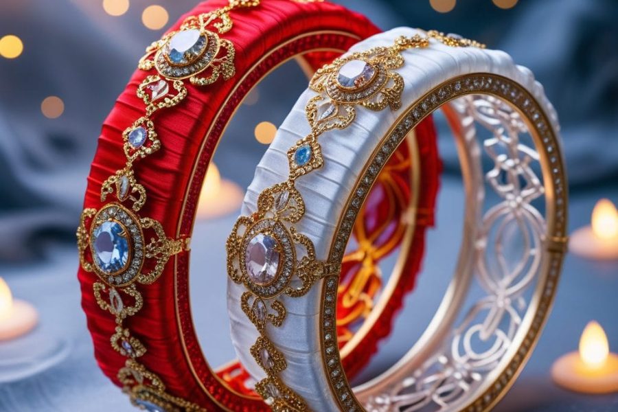 Bridal Silk Thread Bangles Set 2025