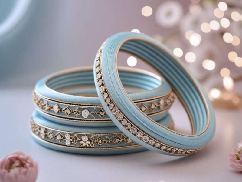Modern bridal silk thread bangles 2026 with minimalistic design