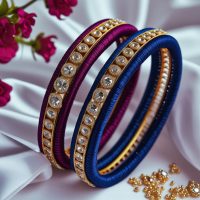 silk thread bangles (315)